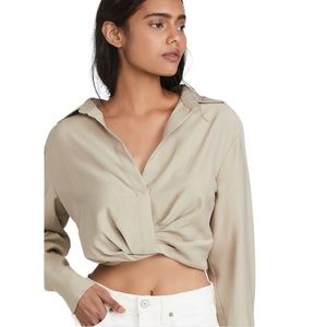 endless rose | Cropped Shirt Top Blouse